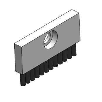 Foto: Escova Dobradeira 50x20mm MBO
