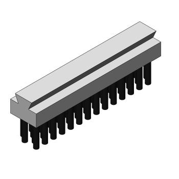 Foto: Escova do Empurrador Kolbus HD150 87x18x28,5mm