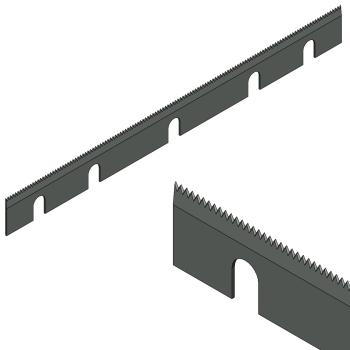 Foto: Faca Perfuradora Sacoleira 335x30x1,2mm Oyang B330