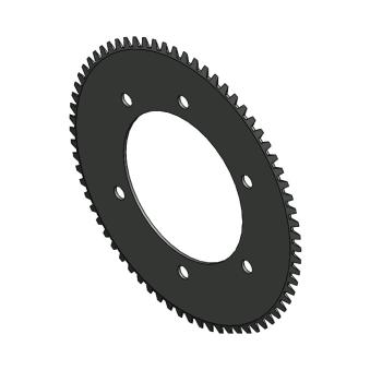 Foto: Faca Circular Perfuradora Z69 204x105x2mm