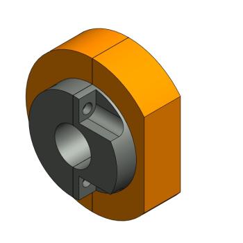 Foto: Roldana PU 110x30mm Sacoleira Zenbo 1200FS