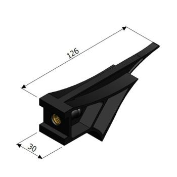 Foto: Defletor de Cadernos Menor 126x30mm Goss PCF 