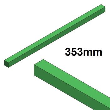 Foto: Contrafaca Frontal 15X15X353mm Trilateral Muller Martini Spirit