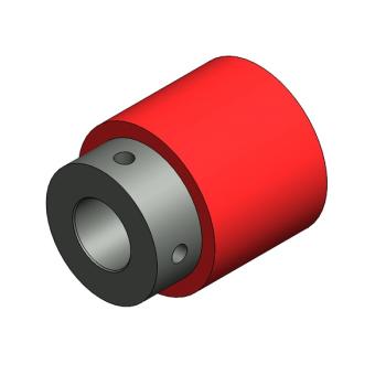 Foto: Roldana de PU Sacoleira Oyang A400 61x25x70mm