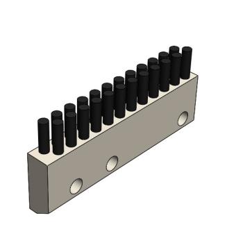 Foto: Escova 65x30x8mm Muller Martini Merith