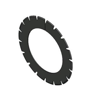 Foto: Faca Serrilhada Z18 62x40x0,5mm MBO