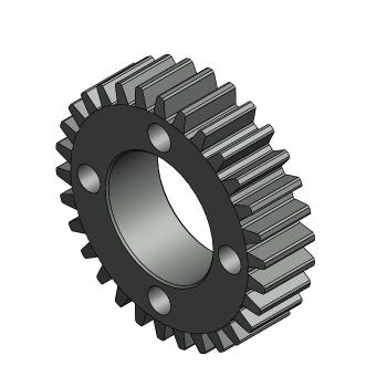 Foto: Engrenagem Z30 Freio Superior Komori S40P