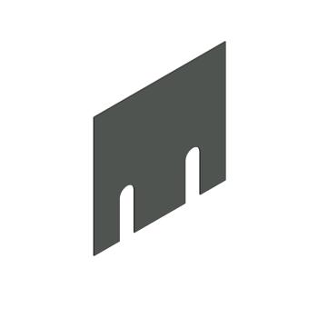 Foto: Lamina Raspagem de Tinta 80x73x0,4mm Goss Sunday