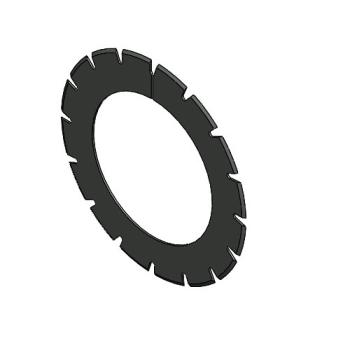 Foto: Faca Serrilhada Z16 61.5x40x0,5mm MBO