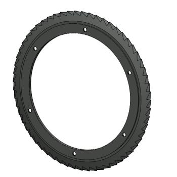 Foto: Faca 308x225x8mm Esquerda Rima System 