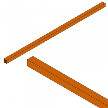 Foto: Contra Faca Dobradeira 01049618 KBA 15x15x525 85 Shore