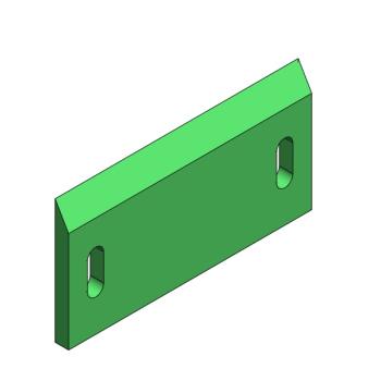 Foto: Raspador de Teflon Coleiro Muller Martini Monostar