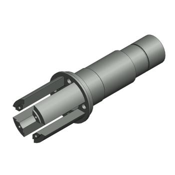 Foto: Eixo Espacador Castanha Porta Bobinas Megtec